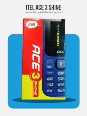 ITEL Ace 3 Shine Keypad Mobile Phone (Deep Blue)