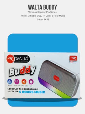 Walta Buddy Wireless Radio with Super Bass, USB Charging