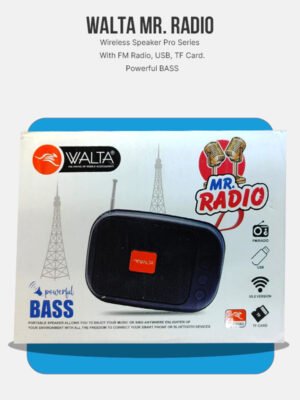 Walta Mr. Radio Portable Bluetooth Wireless Speaker