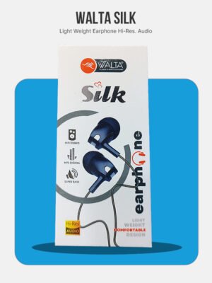 Walta Silk Earphone, light weight,comfortable design